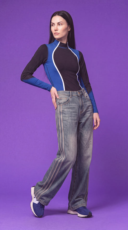 Current Zip Bodysuit