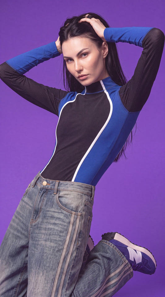 Current Zip Bodysuit