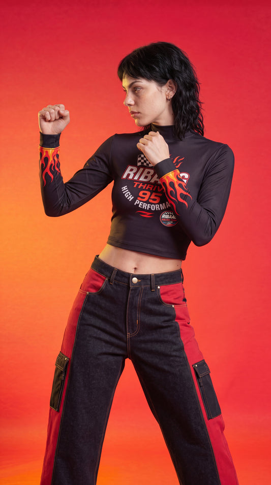 Cinder Crop Zip