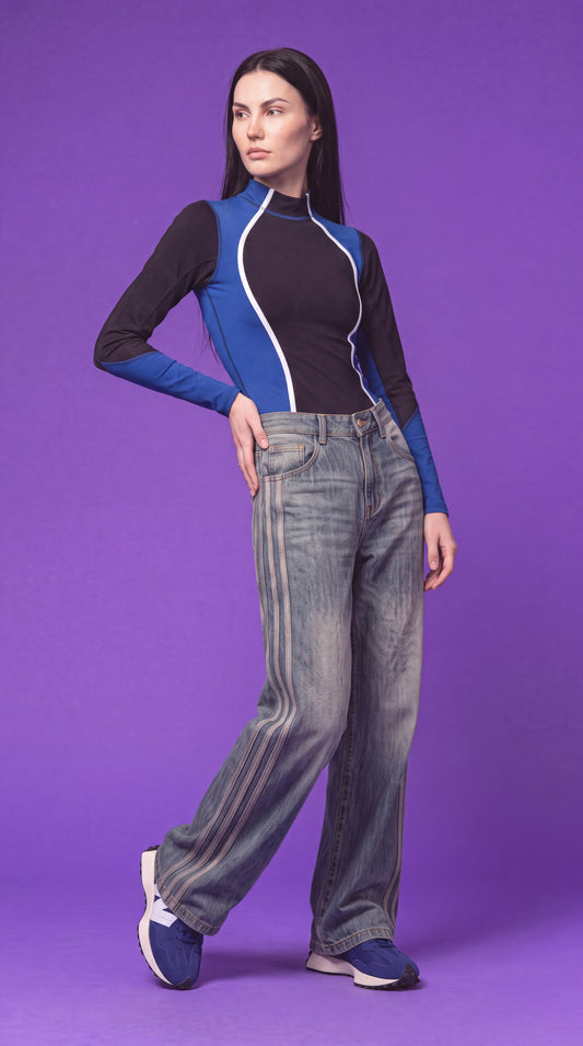 Current Zip Bodysuit