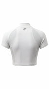 Whiteout Zip Crop Set
