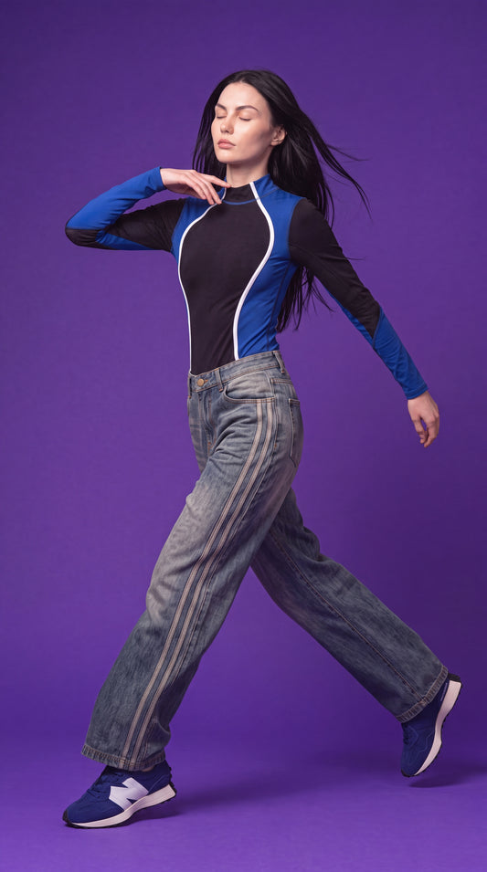 Current Zip Bodysuit