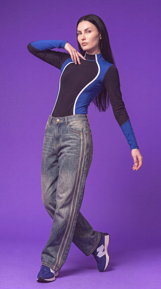 Current Zip Bodysuit
