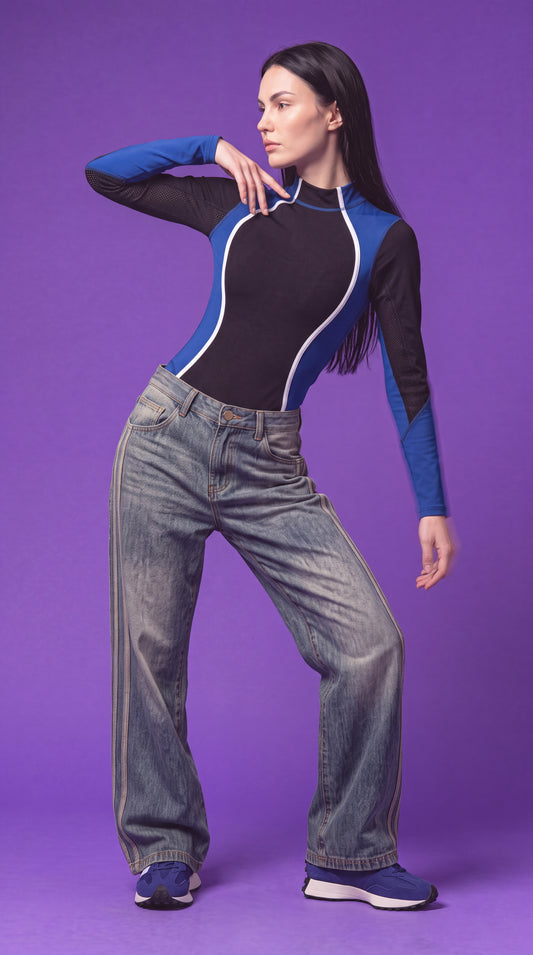 Current Zip Bodysuit