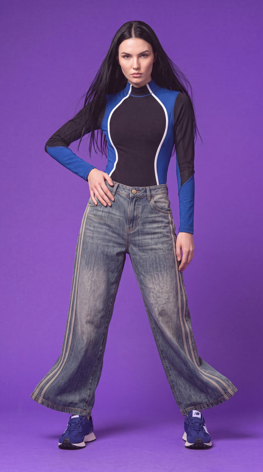 Current Zip Bodysuit