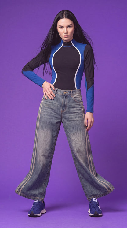 Current Zip Bodysuit