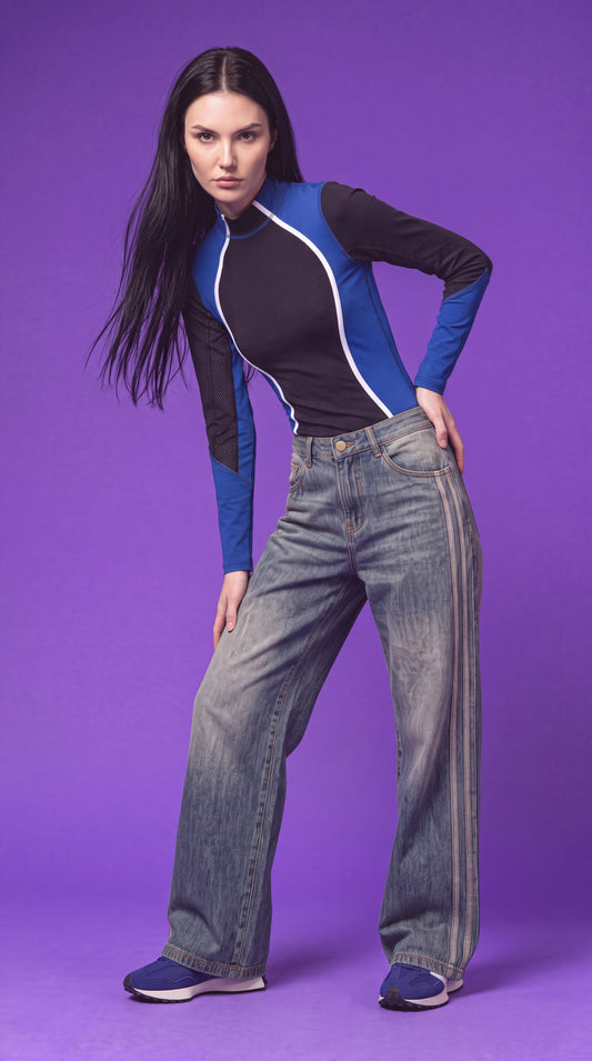Current Zip Bodysuit