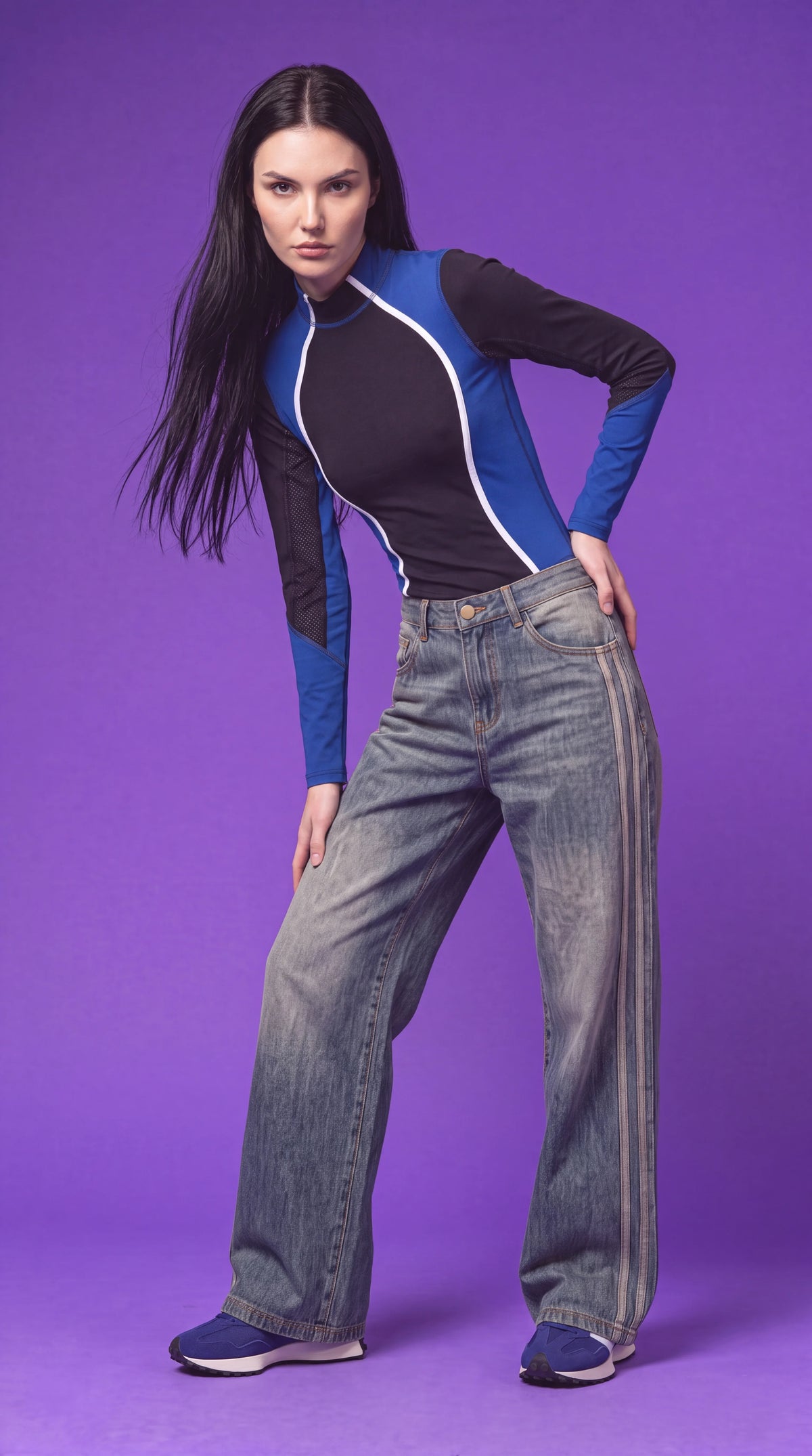 Current Zip Bodysuit