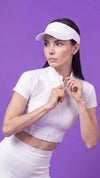 Whiteout Zip Crop Set