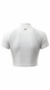 Whiteout Zip Crop Set