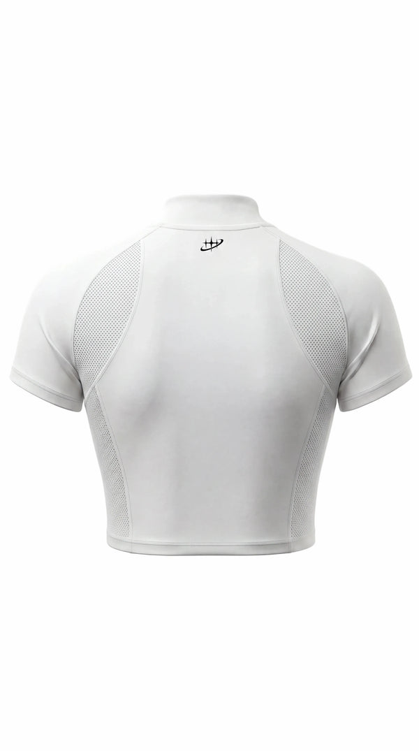 Whiteout Zip Crop Set