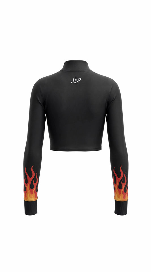 Cinder Crop Top Zipup